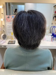 抗がん剤治療後の縮毛矯正カットカラーで地毛デビュー！