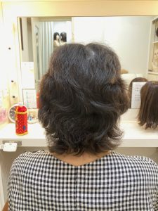 抗がん剤治療後の自毛に縮毛矯正カットカラーでウィッグ卒業地毛デビュー