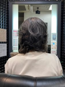 抗がん剤治療後の縮毛矯正カットカラーでウィッグ卒業地毛デビュー