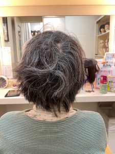 抗がん剤治療後のカットカラーで素敵に変身！