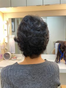 抗がん剤治療後のカットカラー縮毛矯正でウィッグ卒業地毛デビュー