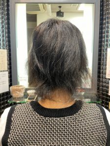 必見！抗がん剤治療後のアンバランスな状態を、ストレートパーマカットカラーで超絶大変身！