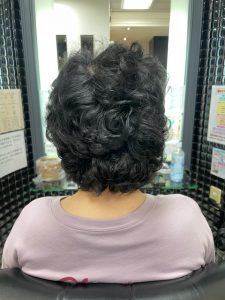 抗がん剤治療後のカットカラー縮毛矯正で地毛デビュー